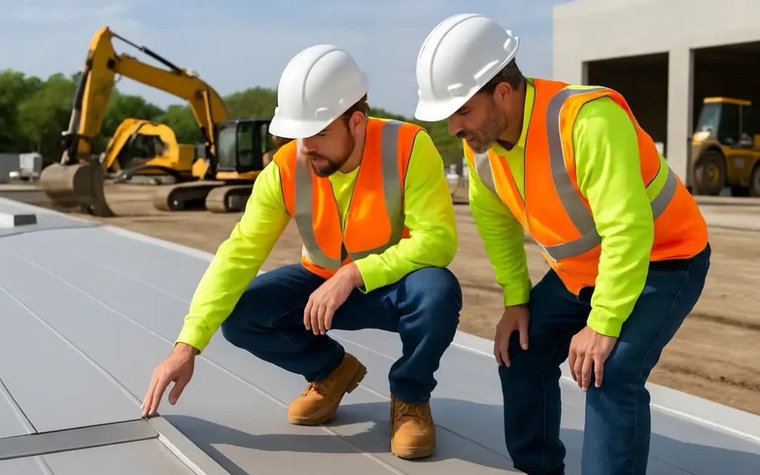 Professional roof inspection process performed by a certified roofer in Tradition, North Palm Beach, and Treasure Coast